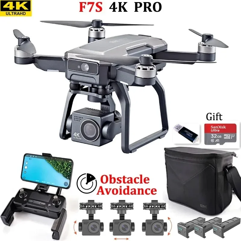 Drone Gimbal 3 Axis - SJRC F7s 4K PRO Drohne 4K