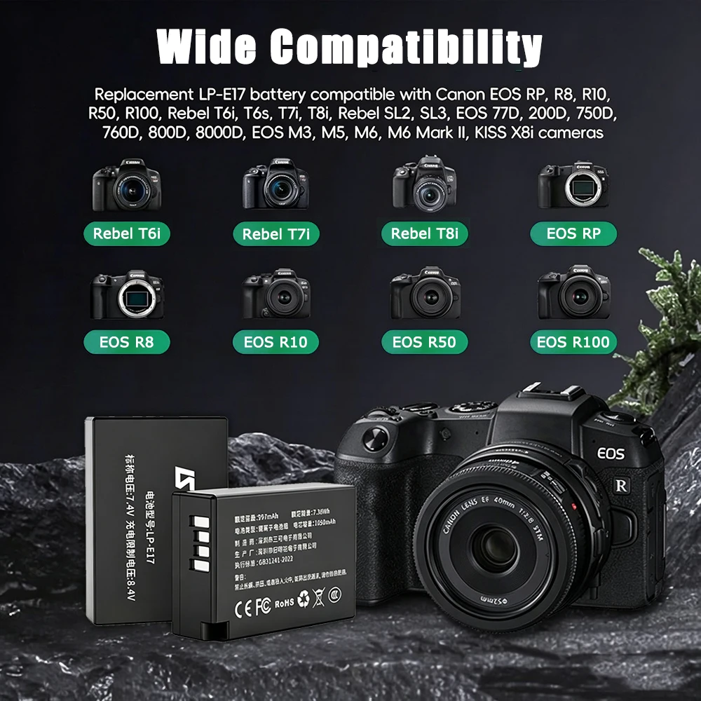 LP-E17 Akku für Canon Kameras  – Canon Camera Eos R8 Bewertung und Preis