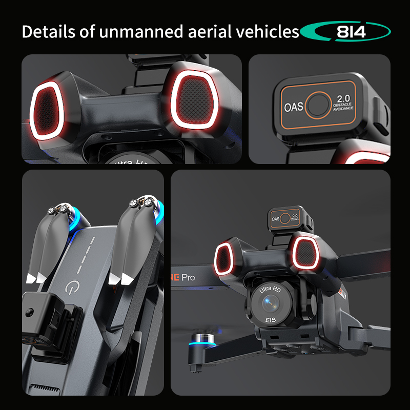 814 Profi-Drohne mit 4K HD-Kam – Drone Gimbal 2 Axis Bewertung und Preis